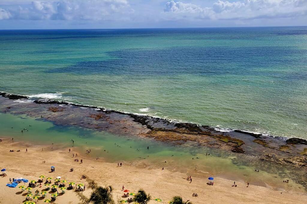 Flat Refugio! Vista Deslumbrante! Frente-mar Apartamento Recife