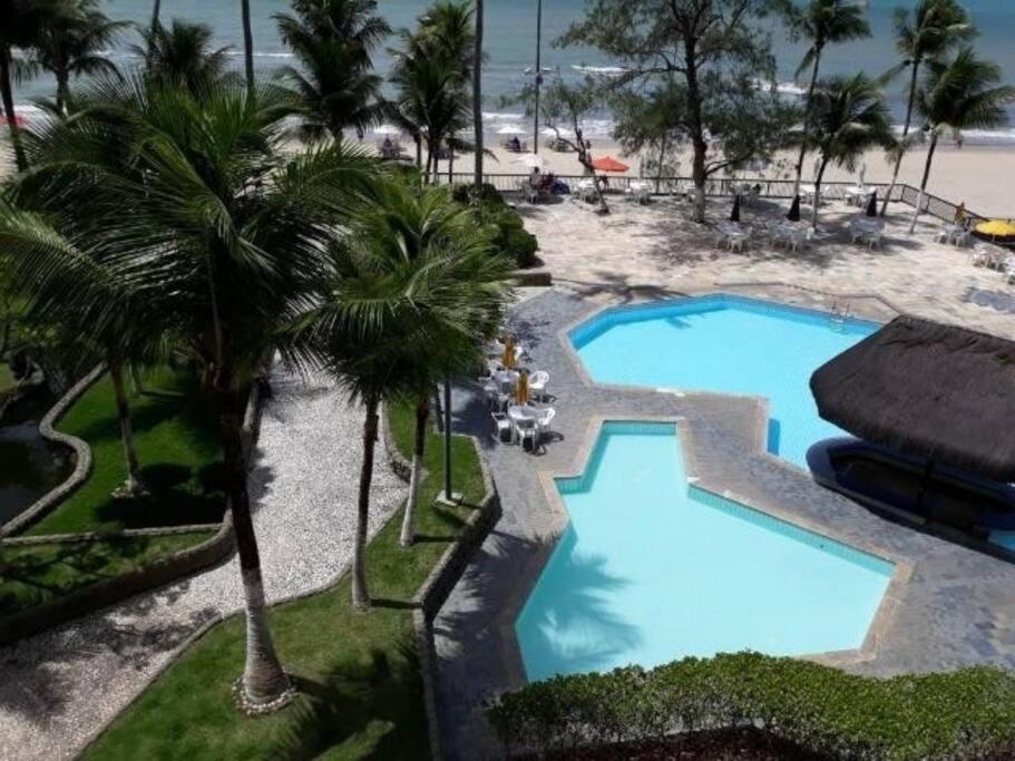Flat Refugio! Vista Deslumbrante! Frente-mar Recife