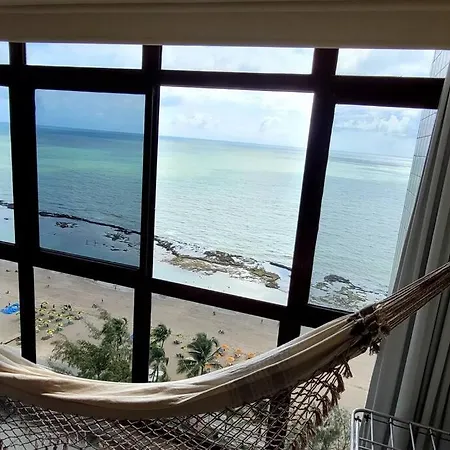 Apartamento Flat Refugio! Vista Deslumbrante! Frente-Mar Recife Exterior foto